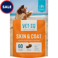 VetIQ Skin & Coat Hickory Smoke Flavor Soft Chew for Dogs