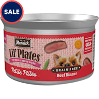 Merrick Lil' Plates Grain Free Beef Dinner Petite Pates Adult Wet Food for Small Breed Dogs