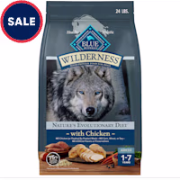 Blue Buffalo Wilderness Natural High-Protein Chicken Recipe Dry Food for Adult Dogs