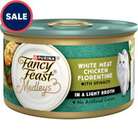 Fancy Feast Medleys White Meat Chicken Florentine With Garden Greens Gravy Wet Cat Food