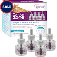 Comfort Zone Single & Multi-Cat Calming Diffuser Refills for A Soothing Home