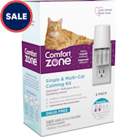 Comfort Zone Single & Multi-Cat Calming Diffuser Kit for a Soothing Home