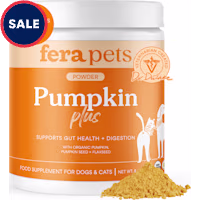 Fera Pets USDA Organic Pumpkin Plus Fiber Support for Dogs & Cats