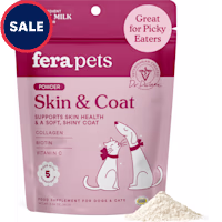 Fera Pets Goat Milk Meal Topper - Skin & Coat Support for Dogs & Cats