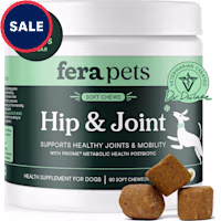 Fera Pets Hip & Joint Soft Chew with Organic Turmeric Dog Supplement
