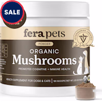 Fera Pets USDA Organic Mushrooms Immune Support for Dogs & Cats