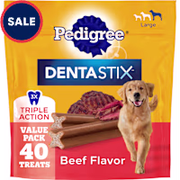 Pedigree Dentastix Beef Flavor Large Dog Treats