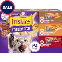 Friskies Meaty Bits Gravy Wet Cat Food Variety Pack