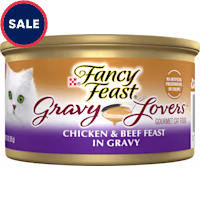 Fancy Feast Gravy Lovers Chicken and Beef Feast Grilled Gourmet in Wet Cat Food Gravy