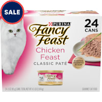 Fancy Feast Grain Free Chicken Feast Classic Pate Collection Wet Cat Food Multi-Pack