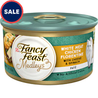 Fancy Feast Medleys White Meat Chicken Florentine With Cheese & Garden Greens Pate Wet Cat Food