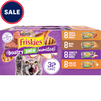 Purina Friskies Poultry Pate Favorites Wet Cat Food Variety Pack