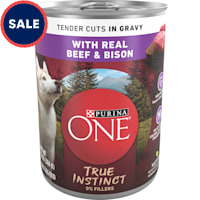 Purina ONE High Protein True Instinct Tender Cuts in Dog Food Gravy With Real Beef and Bison Wet Dog Food