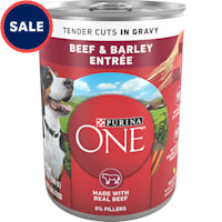 Purina ONE Tender Cuts in Gravy Beef and Barley Entree in Wet Dog Food Gravy