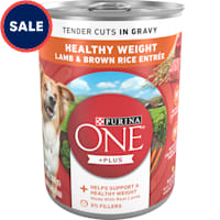 Purina ONE Plus Tender Cuts in Gravy Healthy Weight Lamb and Brown Rice Entree in Wet Dog Food