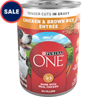 Purina ONE Tender Cuts in Gravy Chicken and Brown Rice Wet Dog Food