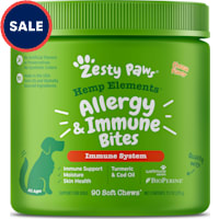 Zesty Paws Hemp Cheese Elements Allergy & Immune Bites for Dogs