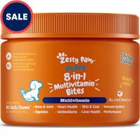 Zesty Paws Puppy Chicken 8-in-1 Multivitamin Bites for Dogs