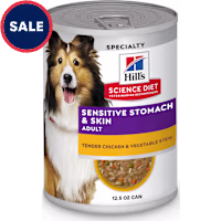 Hill's Science Diet Adult Sensitive Stomach & Sensitive Skin Tender Chicken & Vegetable Stew Wet Dog Food