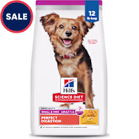 Hill's Science Diet Adult Perfect Digestion Small & Mini Chicken & Brown Rice Recipe Dry Dog Food