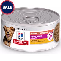 Hill's Science Diet Adult Perfect Digestion Small & Mini Chicken & Vegetables Entree Dog Food