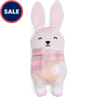 Petco Plush Bunny with Scarf Dog Toy