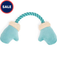 Petco Plush Rope 'n Mittens Dog Toy