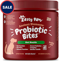 Zesty Paws Bison Ancient Elements Probiotic Bites for Dogs