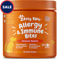 Zesty Paws Peanut Butter Allergy & Immune Bites for Dogs