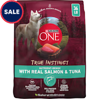 Purina ONE True Instinct Real Salmon and Tuna Natural  High Protein Dry Dog Food