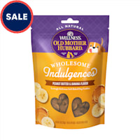 Wellness Old Mother Hubbard Wholesome Indulgences Peanut Butter & Banana Flavor Natural Dog Treats