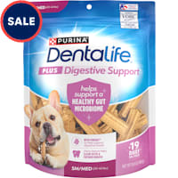 DentaLife Plus Digestive Support Chicken & Pumpkin Flavor Dog Treats for Small and Medium Dogs 20-40 lbs.