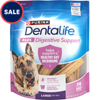 DentaLife Plus Digestive Support Chicken & Pumpkin Flavor Dog Treats for Large Dogs 40 lbs. and up