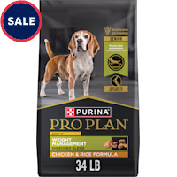 Purina Pro Plan Adult 7 Plus Weight Management Shredded Blend Chicken and Rice Formula Senior Dry Dog Food