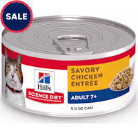 Hill's Science Diet Senior 7+ Tender Chicken Dinner Canned Wet Cat Food