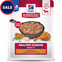 Hill's Science Diet Adult Senior 7+ Healthy Cuisine Chicken & Vegetables Stew Wet Dog Food