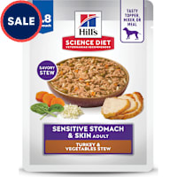 Hill's Science Diet Adult Sensitive Stomach & Sensitive Skin Turkey & Vegetables Stew Wet Dog Food
