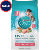 Purina ONE LiveClear Allergen-Reducing Dry Kitten Food Formula with Real Chicken As the Number One Ingredient