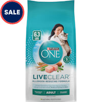 Purina ONE LiveClear Allergen-Reducing Dry Cat Food Formula with Real Chicken As The Number One Ingredient