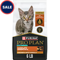 Purina Pro Plan Complete Essentials Shredded Blend Chicken and Rice Formula Dry Kitten Food