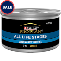 Purina Pro Plan Ocean Whitefish Pate Classic Entree All Life Stages High Protein Wet Cat Food