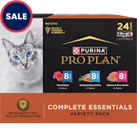 Purina Pro Plan Complete Essentials Seafood Favorites High Protein Wet Cat Food Variety Pack