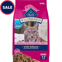 Blue Buffalo Wilderness Grain Free Natural High Protein Salmon Adult Dry Cat Food