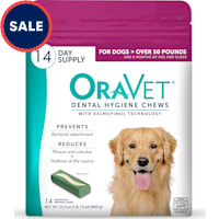 ORAVET Dental Hygiene Chews for Dogs over 50 lbs.