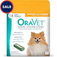 ORAVET Dental Hygiene Chews for Dogs 3.5-9 lbs.