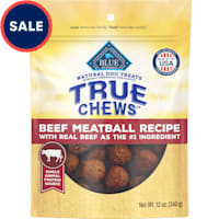 Blue Buffalo True Chews Beef Meatball Recipe made with Real Beef Adult Dog Food