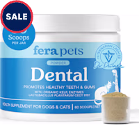Fera Pets Dental Support Powder for Dogs and Cats