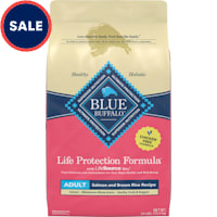 Blue Buffalo Life Protection Formula Salmon & Brown Rice Recipe Made with Natural Ingredients Adult Dry Dog Food
