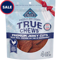 Blue Buffalo True Chews Holiday Chicken Premium Jerky Cuts Made with Real Chicken Dog Treats