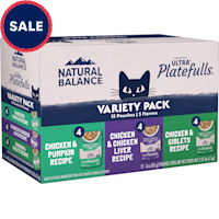Natural Balance Original Ultra Platefulls Best Sellers Wet Cat Food Variety Pack